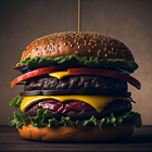 Caterfood Select Frozen 80% Seasoned Beef Burgers 4oz