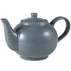 Genware Porcelain Grey Teapot 45cl/15.75oz