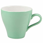 Genware Porcelain Green Tulip Cup 28cl/10oz