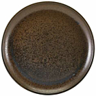 Terra Porcelain Black Coupe Plate 27.5cm