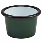 Enamel Ramekin Green 7cm Dia 90ml/3.2oz