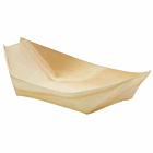 GenWare Disposable Wooden Serving Boats 9cm (100pcs)