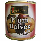 Royal Crown Red Plum Halves in Juice