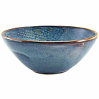 Terra Porcelain Aqua Blue Organic Bowl 16.5cm