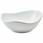 Genware Porcelain Organic Triangular Bowl 18.5cm/7.25"