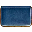 Terra Porcelain Aqua Blue Rectangular Platter 30 x 20cm