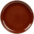 Terra Stoneware Rustic Red Coupe Plate 24cm