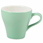 Genware Porcelain Green Tulip Cup 9cl/3oz