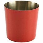 Red Stainless Steel Serving Cup 8.5 x 8.5cm