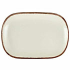 Terra Stoneware Sereno Brown Rectangular Plate 24 x 16.5cm