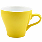 Genware Porcelain Yellow Tulip Cup 35cl/12.25oz