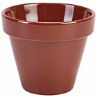 Genware Porcelain Plant Pot 11.5 x 9.5cm/4.5 x 3.75"