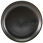 Terra Porcelain Black Coupe Plate 19cm