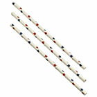 Paper Straws Red and Blue Stars 20cm (500pcs)