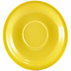 Genware Porcelain Yellow Saucer 14.5cm