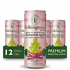 Folkingtons Sparkling Rhubarb & Apple Cans