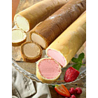Cooldelight Raspberry Ice Cream Sponge Rolls