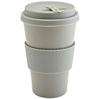 Grey Reusable Bamboo Fibre Coffee Cup 45cl/15.75oz