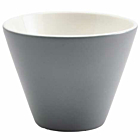 Genware Porcelain Graphite Conical Bowl 10.5cm/4"