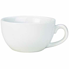 Genware Porcelain Bowl Shaped Cup 34cl/12oz
