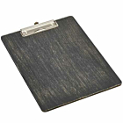 Black Wooden Menu Clipboard A4 24x32x0.6cm