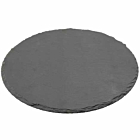 Genware Natural Edge Slate Platter 30cm Round