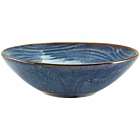 Terra Porcelain Aqua Blue Organic Bowl 22cm