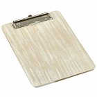 White Wash Wooden Menu Clipboard A5 18.5x24.5x0.6cm
