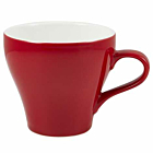 Genware Porcelain Red Tulip Cup 35cl/12.25oz