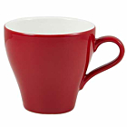 Genware Porcelain Red Tulip Cup 28cl/10oz