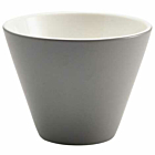 Genware Porcelain Slate Conical Bowl 10.5cm/4"