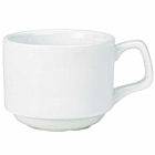 Genware Porcelain Stacking Cup 17cl/6oz