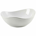 Genware Porcelain Organic Triangular Bowl 21cm/8.25"