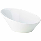 Genware Porcelain Oval Sloping Bowl 16cm/6.25"
