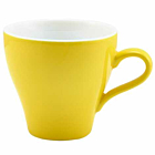 Genware Porcelain Yellow Tulip Cup 28cl/10oz