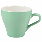 Genware Porcelain Green Tulip Cup 18cl/6.25oz