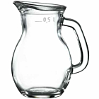 Classic Glass Jug 0.5L / 17.5oz