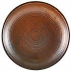 Terra Porcelain Rustic Copper Deep Coupe Plate 28cm