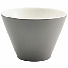 Genware Porcelain Slate Conical Bowl 12cm/4.75"