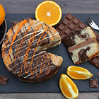Sponge Frozen Chocolate Orange Cake