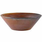 Terra Porcelain Rustic Copper Conical Bowl 19.5cm