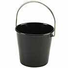 Stainless Steel Miniature Bucket 4.5cm Dia Black