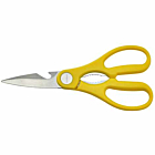 Stainless Steel Kitchen Scissors 8" Yellow