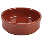 Genware Porcelain Terracotta Round Dish 10cm/4"