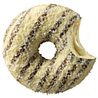 Donut Worry Be Happy Frozen Coconutti Donut