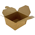 Zeus Packaging Small Leakproof Brown Kraft Food Boxes No 1