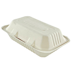 Zeus Packaging Bagasse Food Container 9 x 6"
