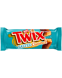 Twix Salted Caramel & Milk Chocolate Biscuit Snack Bar