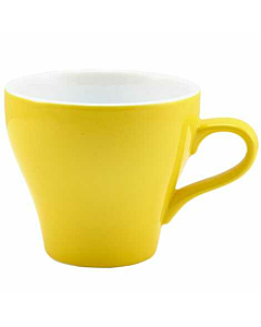 Genware Porcelain Yellow Tulip Cup 35cl/12.25oz