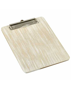 White Wash Wooden Menu Clipboard A5 18.5x24.5x0.6cm